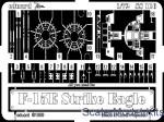 Photo-etched parts: Photoetched set 1/72 F-15E Strike Eagle, for Academy kit, Eduard, Scale 1:72