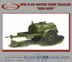 WWII US Water Tank Trailer 