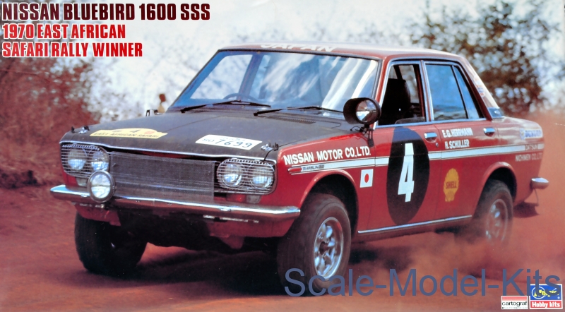 Nissan Blue bird 1600 SSS 1970 East african safari rally-Hasegawa 