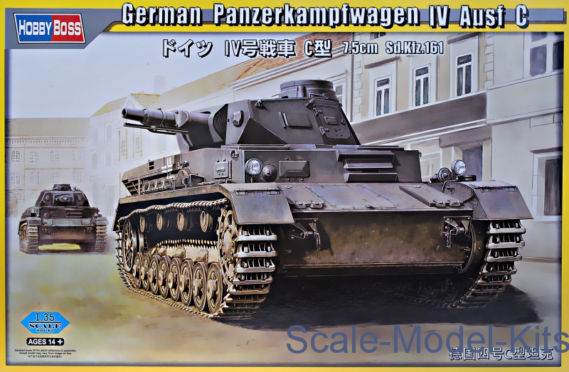 Grigio Ausf B Colore Hobbyboss Scala 1:35 German Panzerkampfwagen IV-Kit per modellismo Grigio Ausf B Colore Hobbyboss Scala 1:35 German Panzerkampfwagen IV-Kit per modellismo