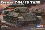 Tank: 1/48 Hobby Boss 84806 - Russian T-34/76 (model 1942 Factory No.112) Tank, Hobby Boss, Scale 1:48