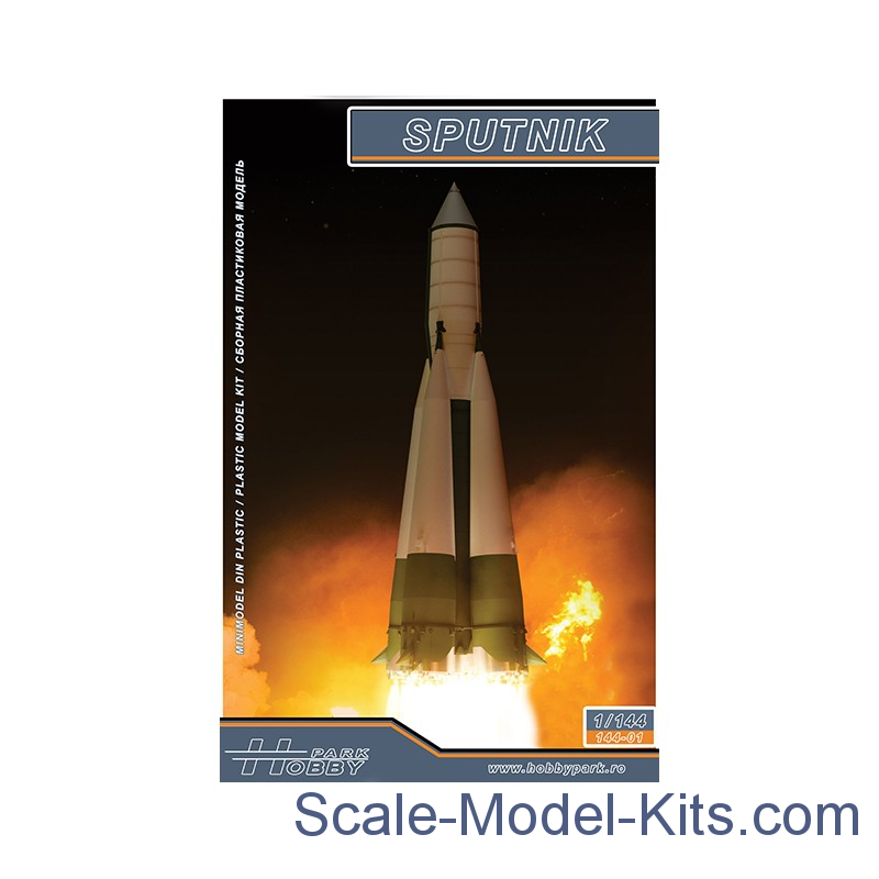 Hobby Park Rocket "Sputnik" plastic scale model kit in 1144 scale