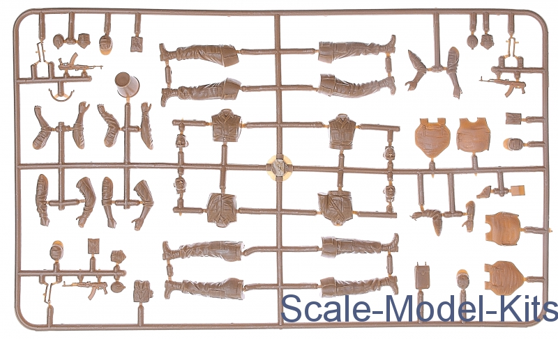 Kit Modellismo ICM35331 In Scala 1:35 - Fanteria Motorizzata Sovietica (1979-1988), 4 Figure, Plastica Da Assemblare E Dipingere