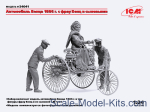 Benz Patent-Motorwagen 1886 with Mrs. Benz & Sons