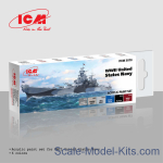 Acrylic paint set for WWII United States Navy