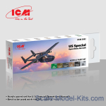 Acrylic paints set for US Special Operations Aircraft, 6 pcs