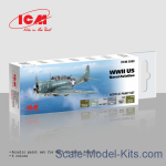 ICM3088 Acrylic paint set for WWII US Naval Aviation