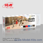 ICM3098 Acrylic paint set for Gangsters
