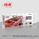 Acrylic paint set for Vehicle interiors 1930-1940