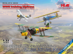 ICM32039 WWII training biplanes (Bucker Bu 131D, DH.82A Tiger Moth, Stearman PT-17)