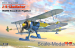 ICM32044 J-8 Gladiator, Swedish World War II fighter