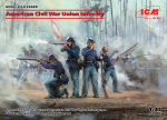ICM35020 American Civil War Union Infantry (4 figures)