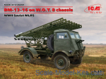 ICM35591 BM-13-16 on W.O.T. 8 chassis, WWII Soviet MLRS