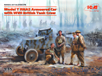 Model T RNAS Armoured Car with WWI British Tank Crew