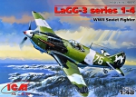 Fighters: LAGG-3 series 1 WWII Soviet fighter, ICM, Scale 1:48