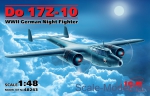 Fighters: Dornier Do 17Z-10 WWII German night fighter, ICM, Scale 1:48