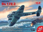 Bombers: Do 17Z-2 WWII German bomber, ICM, Scale 1:48