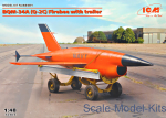 ICM48401 BQM-34A (Q-2C) Firebee with trailer