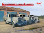 ICMDS3508 Wehrmacht 3-axle Trucks (Henschel 33D1, Krupp L3H163, LG3000)