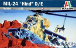 Helicopters: Mil-24 Hind D/E, Italeri, Scale 1:72