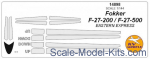 Mask 1/144 for Fokker F-27-200/F-27-500 (Eastern Express)