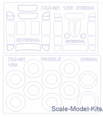 Decals / Mask: Mask for GAZ-M1 (Double sided) and wheels masks, KV Models, Scale 1:72