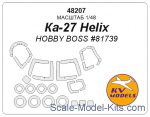 Mask 1/48 for Kamov KA-27 Helix + wheels masks (Hobby Boss)