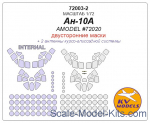 KVM72003-02 Mask 1/72 for An-10A Double sided (Amodel)