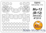 Decals / Mask: Mask for Mil Mi-12 (V-12) (Amodel), KV Models, Scale 1:72