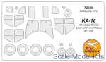 Decals / Mask: Mask for Kamov Ka-18, KV Models, Scale 1:72