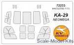 KVM72233 Mask for helicopter Ka-29 + wheels, NeOmega kit