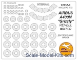 KVM72263 Mask 1/72 for NH-90 (Revell #04403) + wheels masks