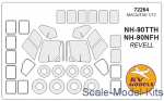 KVM72264 Mask for NH-90TTH / NH-90NFH + wheels, Revell kit