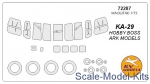 Decals / Mask: Mask for Kamov Ka-29 (Hobby Boss), KV Models, Scale 1:72