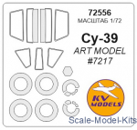 Decals / Mask: Mask for Su-39 and wheels masks (ART Model), KV Models, Scale 1:72