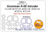 Mask 1/72 for Grumman A-6E Intruder (Double sided) + wheels masks (FUJIMI)