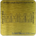 LMG-A4823 Luftwaffe 50kg SC50 2 Bomb Fins