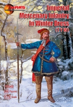 MS72049 Imperial Mercenary infantry in winter dress, Thirty Years War