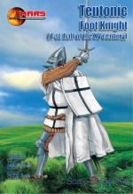 Knights (middle ages): Teutonic Foot Knight I half of the XV century, Mars Figures, Scale 1:72