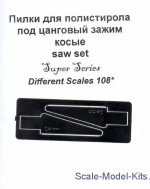 Mars-PE108 Photoetched: Jig polystyrene under the collet saw set (0.4 mm)
