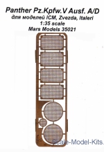 Mars-PE35021 Pz-V Panther A / D models ICM, Zvezda, Italeri
