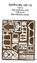 Mars-PE48002 Spitfire Mk.VIII / IX interior, for ICM