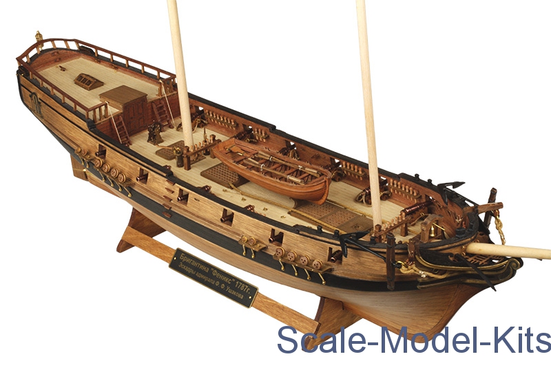 Master Korabel Wooden kit, Brigantine "Phoenix" plus plastic scale