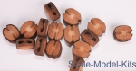 MAK-AOB1004 Block odnoshkivny 5 mm, pear (10 pieces)