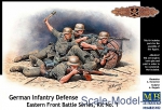 WWII German: German infantry defense, Eastern Front, kit 1, Master Box, Scale 1:35