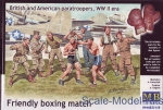 MB35150 Friendly boxing match. British and American paratroopers