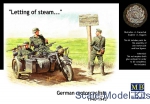 MB3539 WWII German motorcyclists, 1940-1943