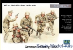 MB3593 German infantry, DAK. North Africa desert battles series