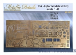 MD-PE4807 Photo-etched set YaK-9, for Modelsvit kit