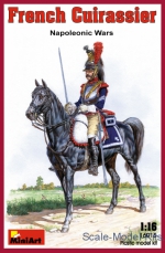 Napoleonic war: French cuirassier, Napoleonic Wars, MiniArt, Scale 1:16